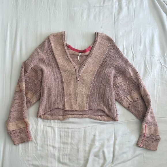 Free People Cropped Sweater - Size XS - Picture 1 of 4
